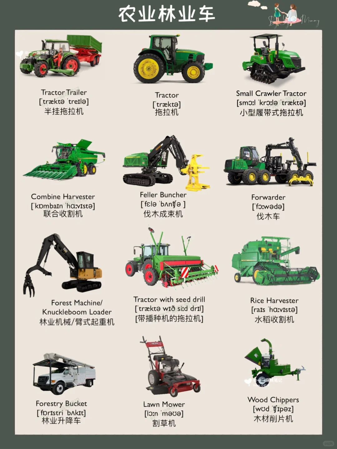 常见工程车市政车救援车等中英汇总｜Day39