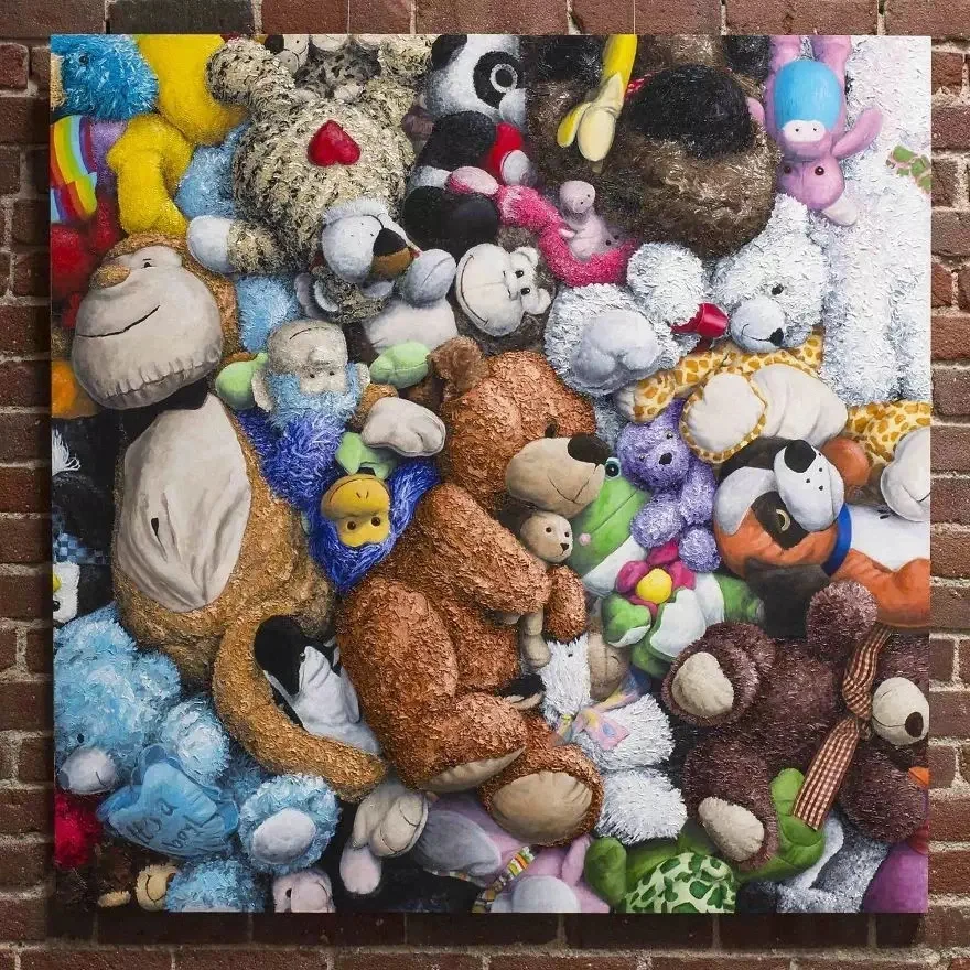 画出来的童年毛绒玩偶｜BrentEstabrook作品