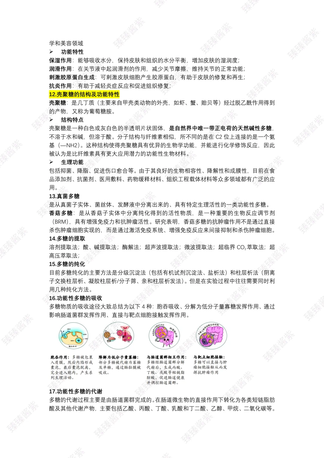 功能食品学｜word总版(上)