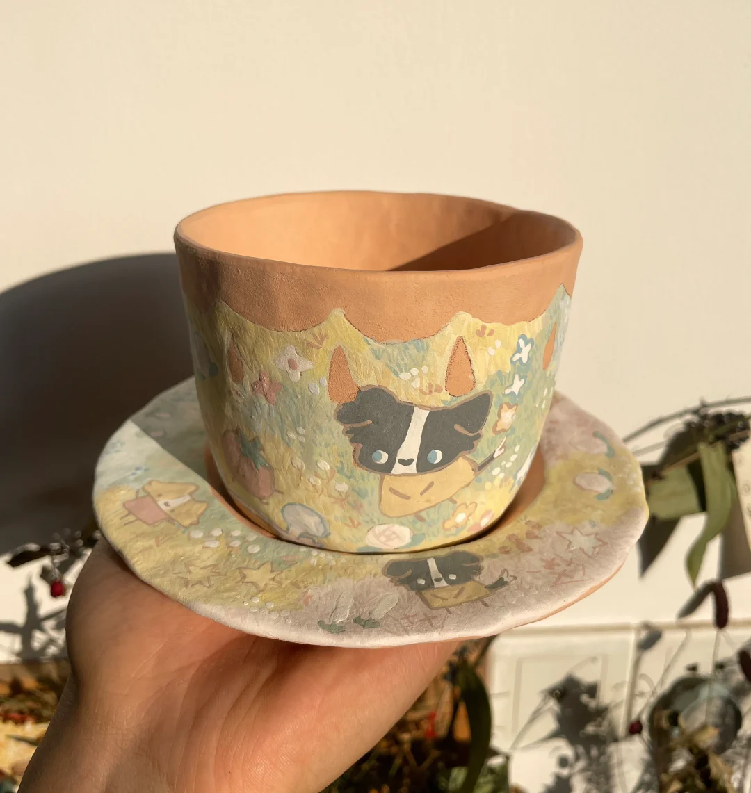 一些待烧的小东西