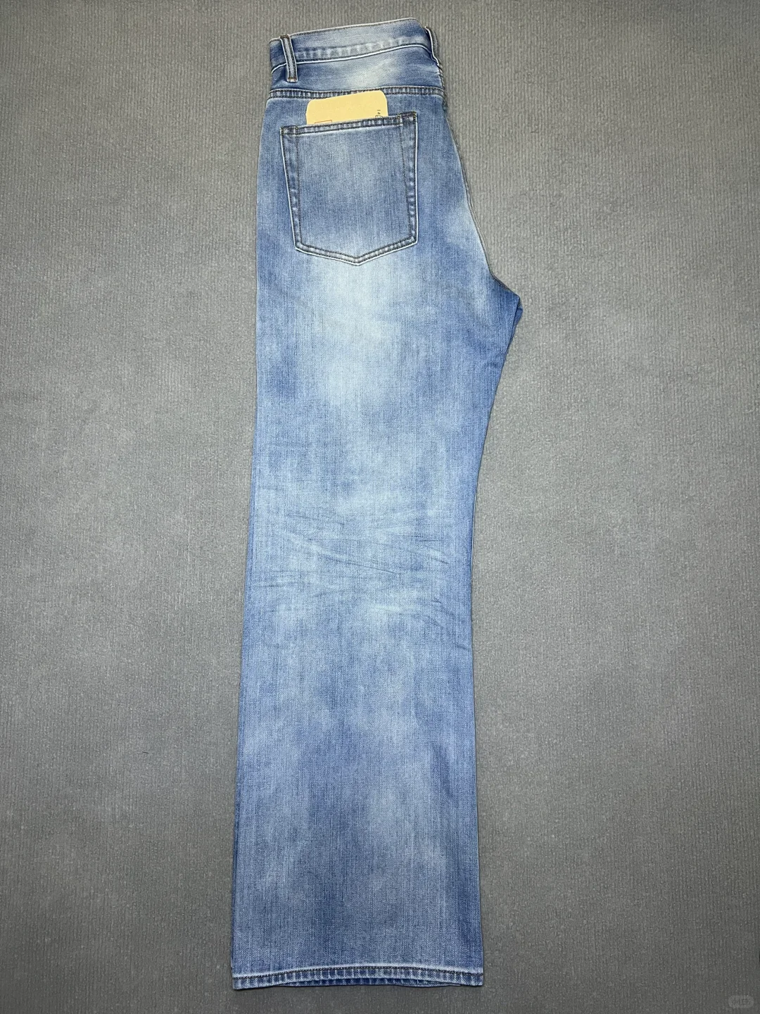 MBBCAR窄幅-Cool ice冰凉系列阔腿a字牛仔裤