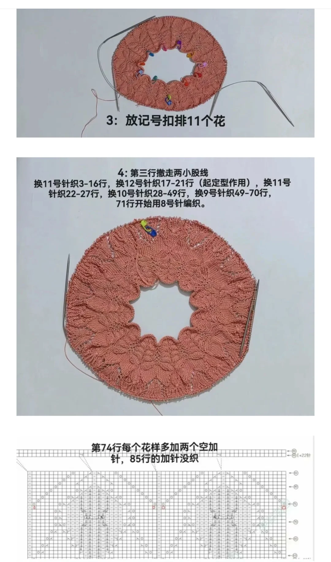 这么漂亮的育克罩衫，织一件！