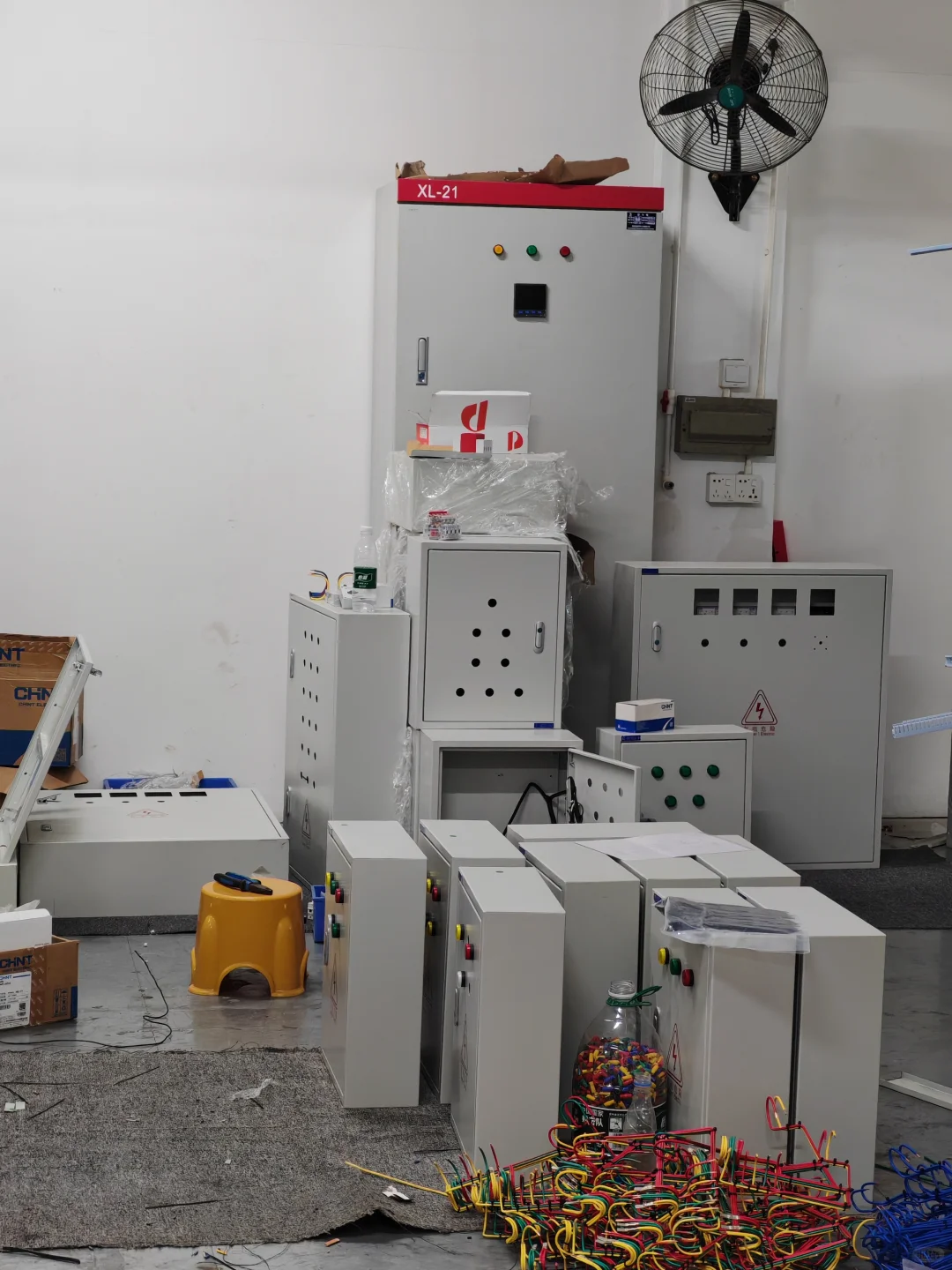 配电箱安装现场