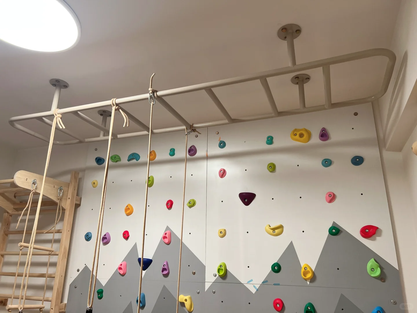 说说我家攀岩墙（运动房）