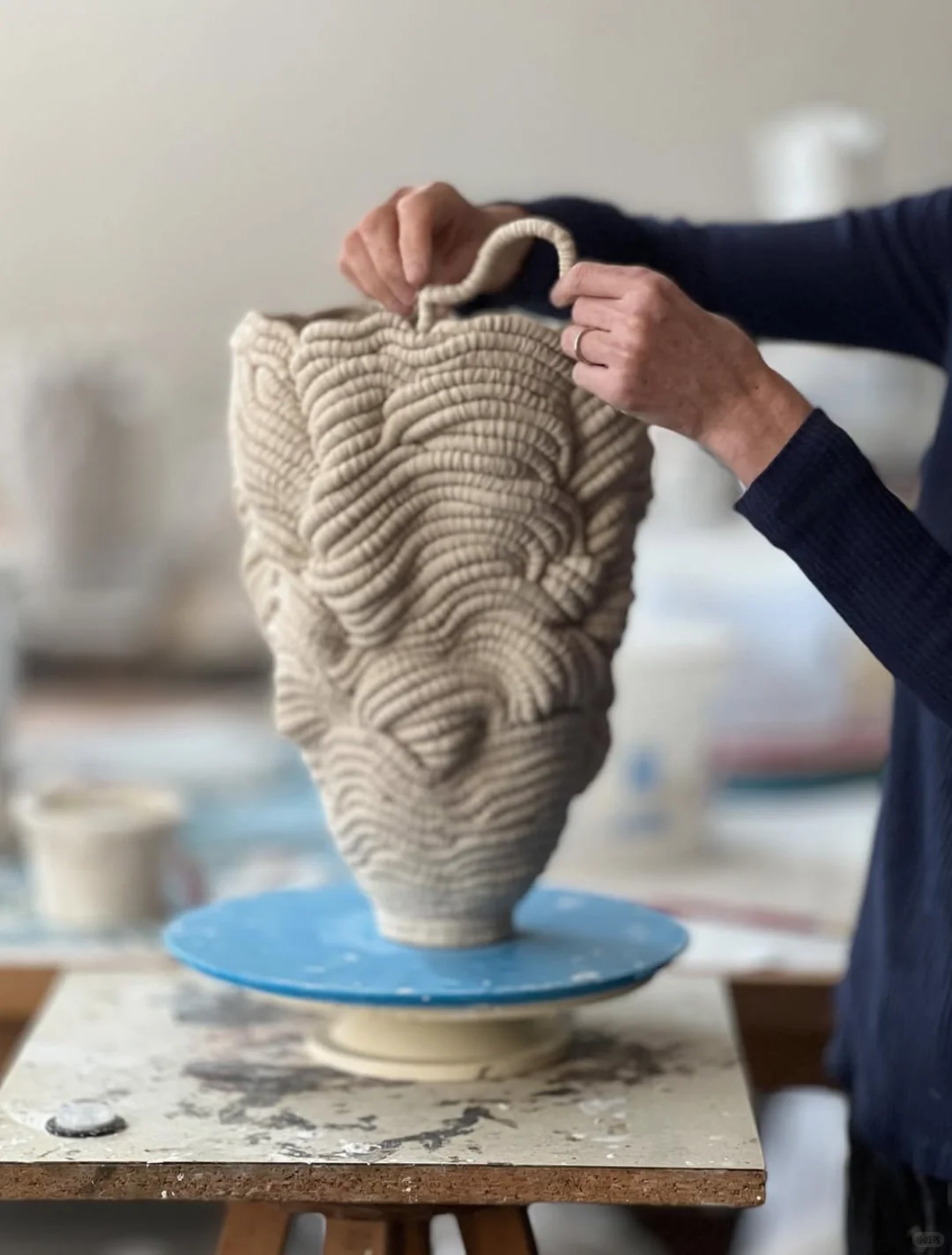 Leah Kaplan ｜麻绳？拉面？其实是陶艺作品