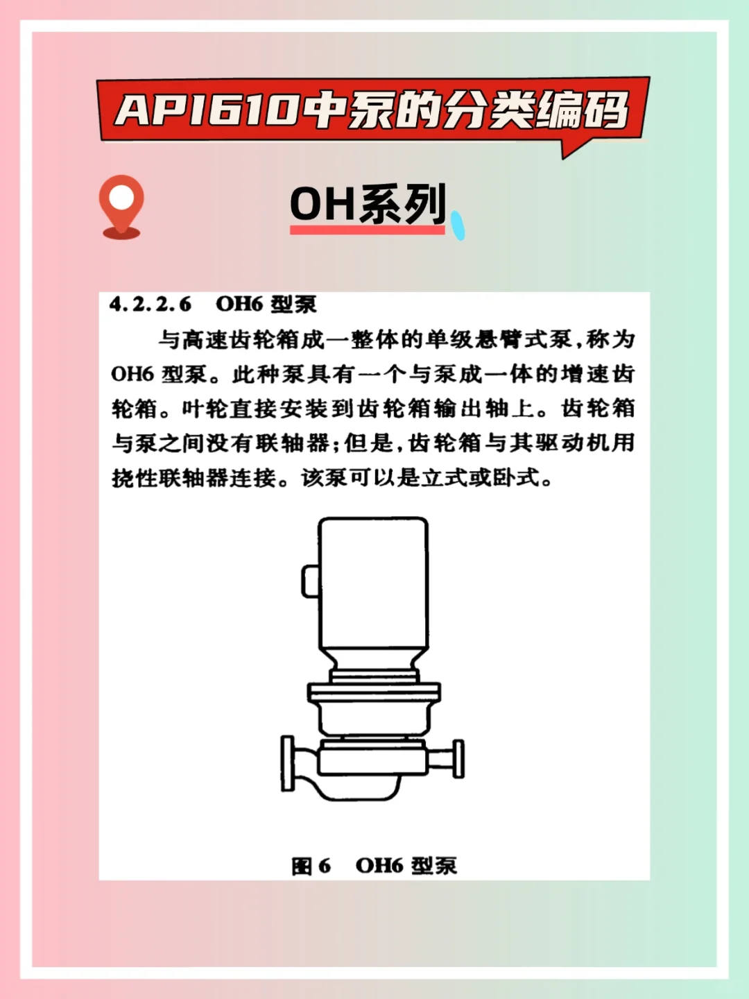 设备知识点：API-610泵的分类编码OH系列