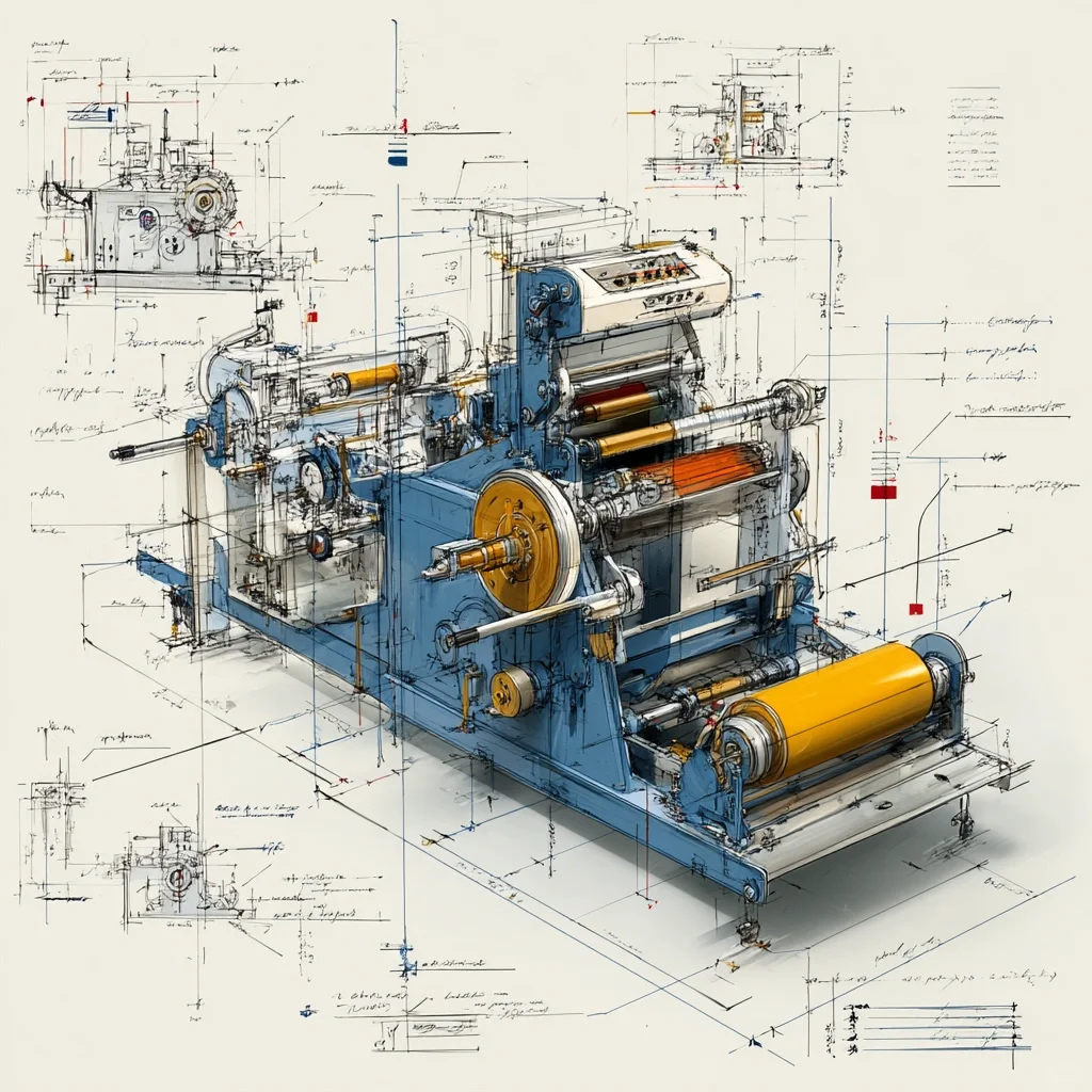 印刷机·创意设计稿［咒语］