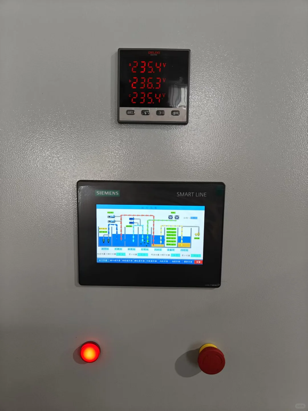 无人值守污水处理PLC控制柜