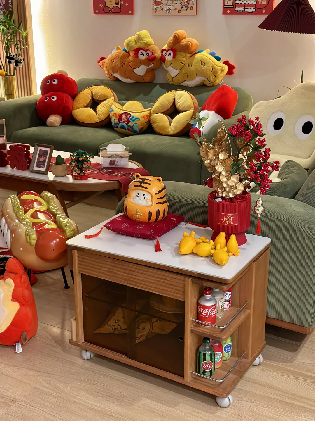 我爸问：把家布置成这样要拍春晚吗?