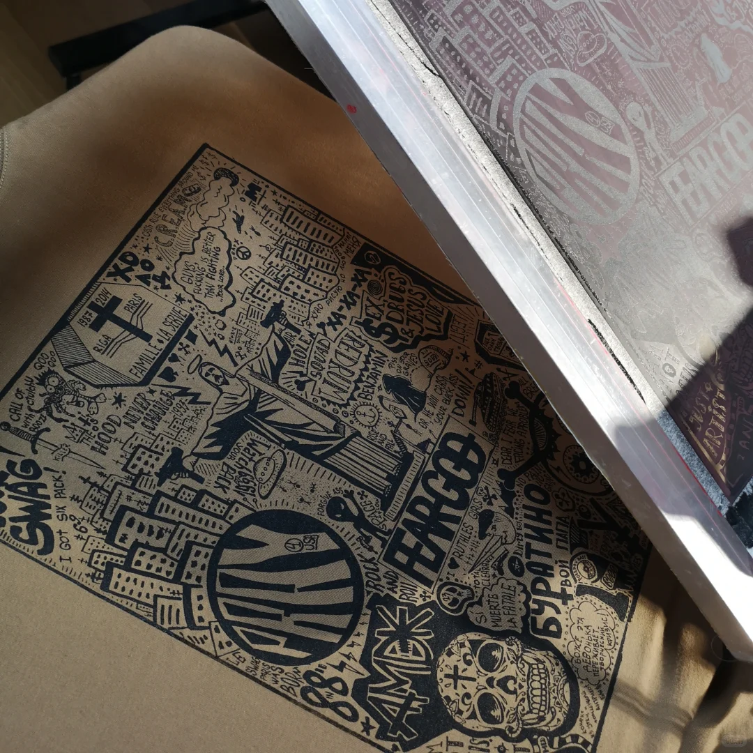 水性油墨丝网印刷柔软透气