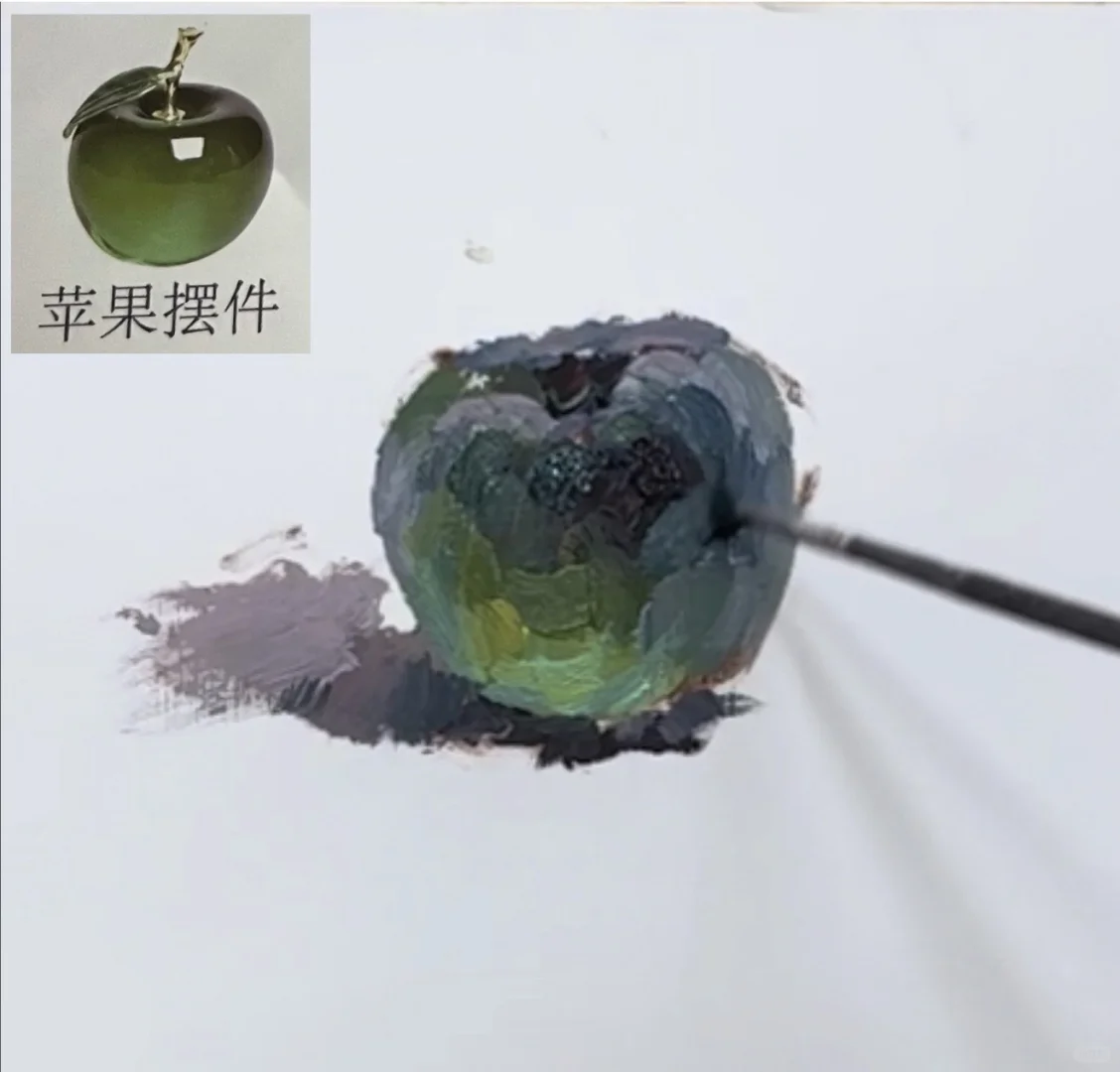 玻璃水晶苹果摆件完整步骤分享