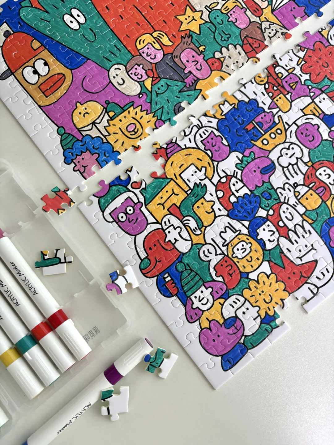 拼图的尽头是涂鸦！！