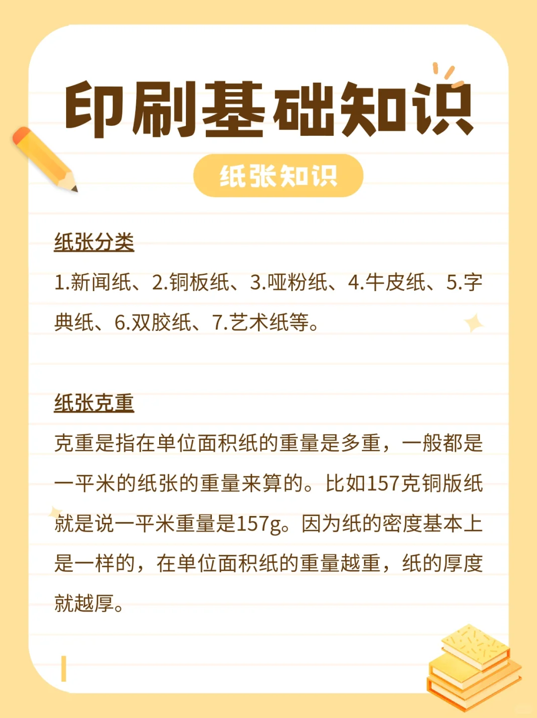 印刷基础知识，共9张图