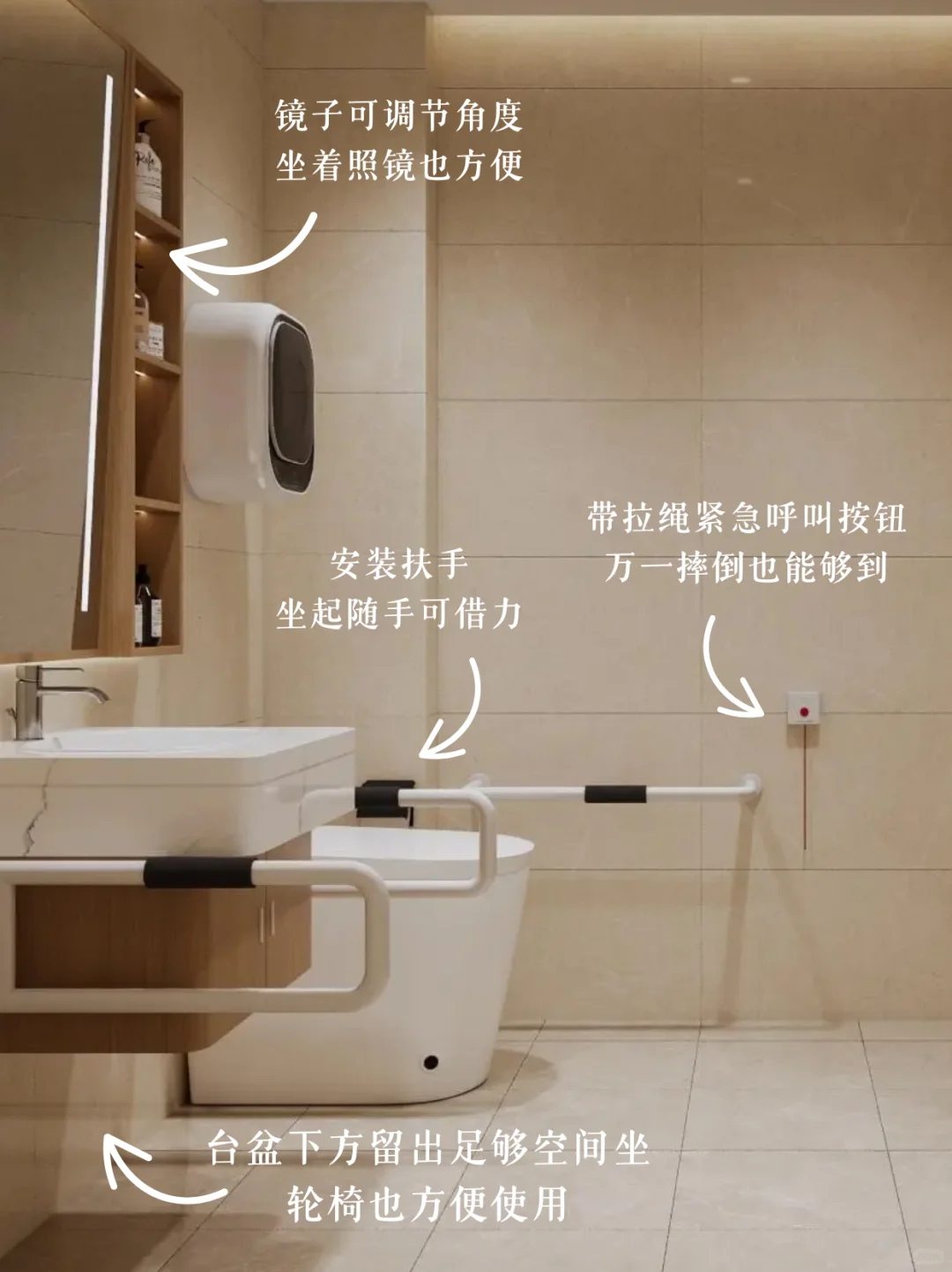 适老化改造➡️给爸妈一个安全又温馨的?