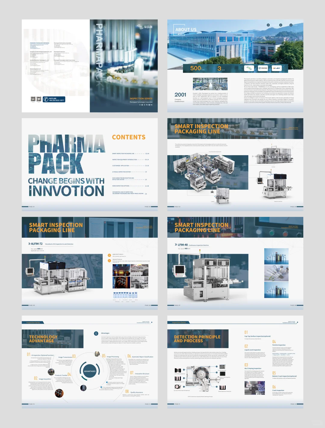 工业风机械设备产品画册设计丨国际化高级感