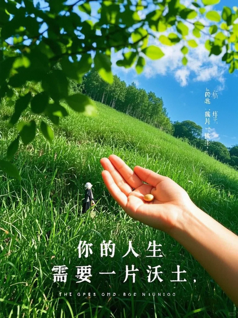你的人生，需要一片沃土