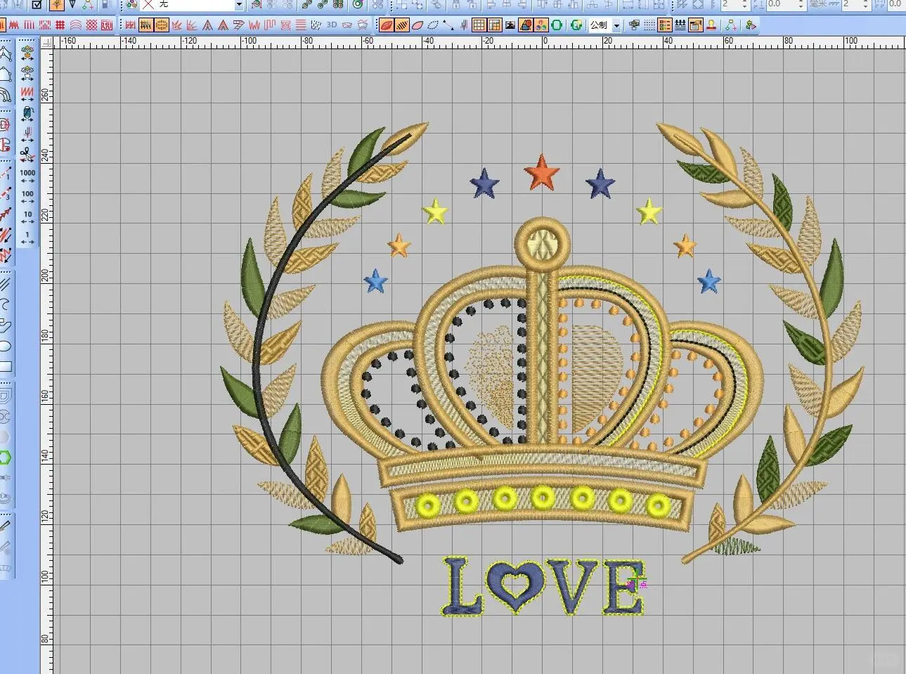绣花制版 来图定制