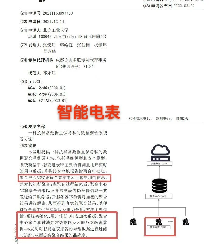 《智能电表》发明下证
