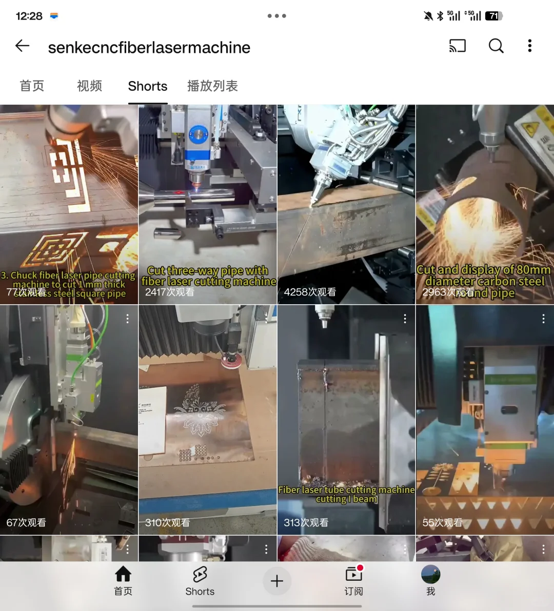 工业品YouTube起号成功!机械设备精准流量