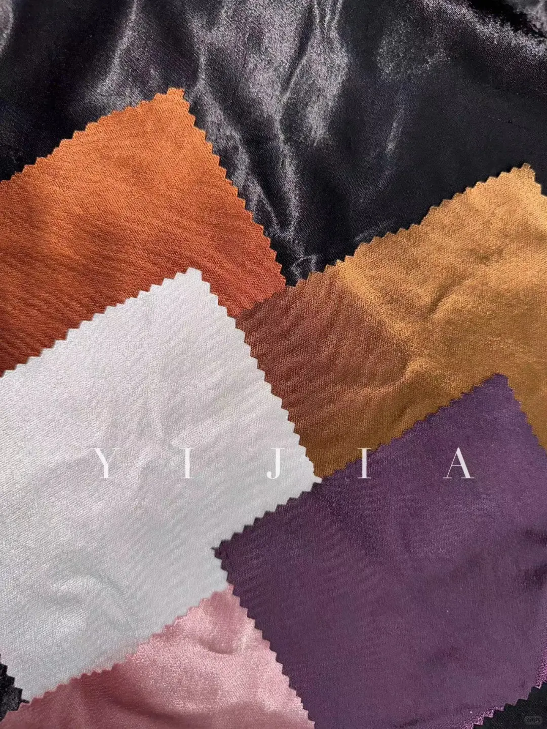 轻奢面料分享/仿醋酸鎏光缎