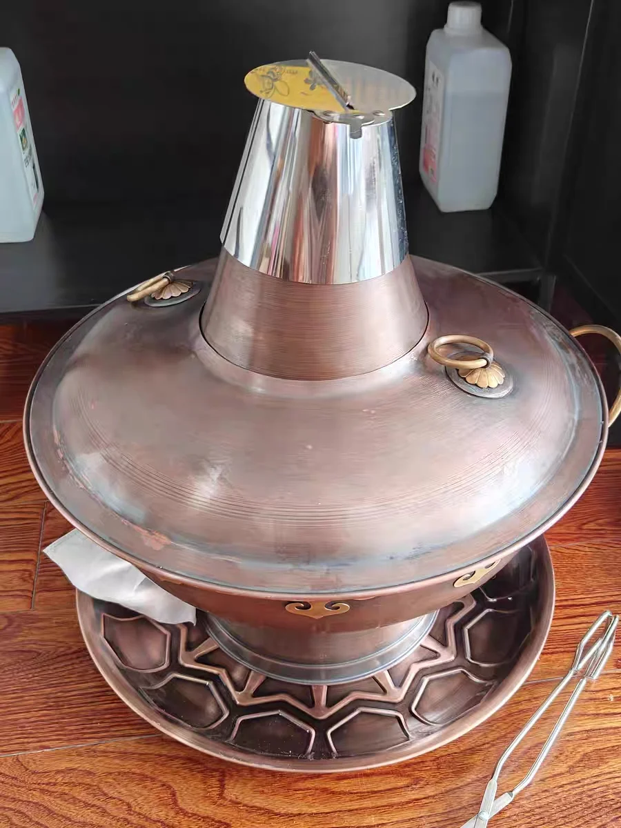 铜火锅纯铜老式木炭火锅