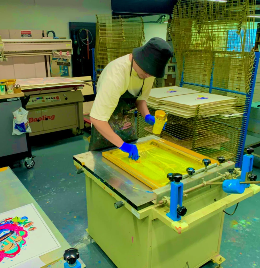 兴趣成长计划｜?版画基地丝网印刷学习?