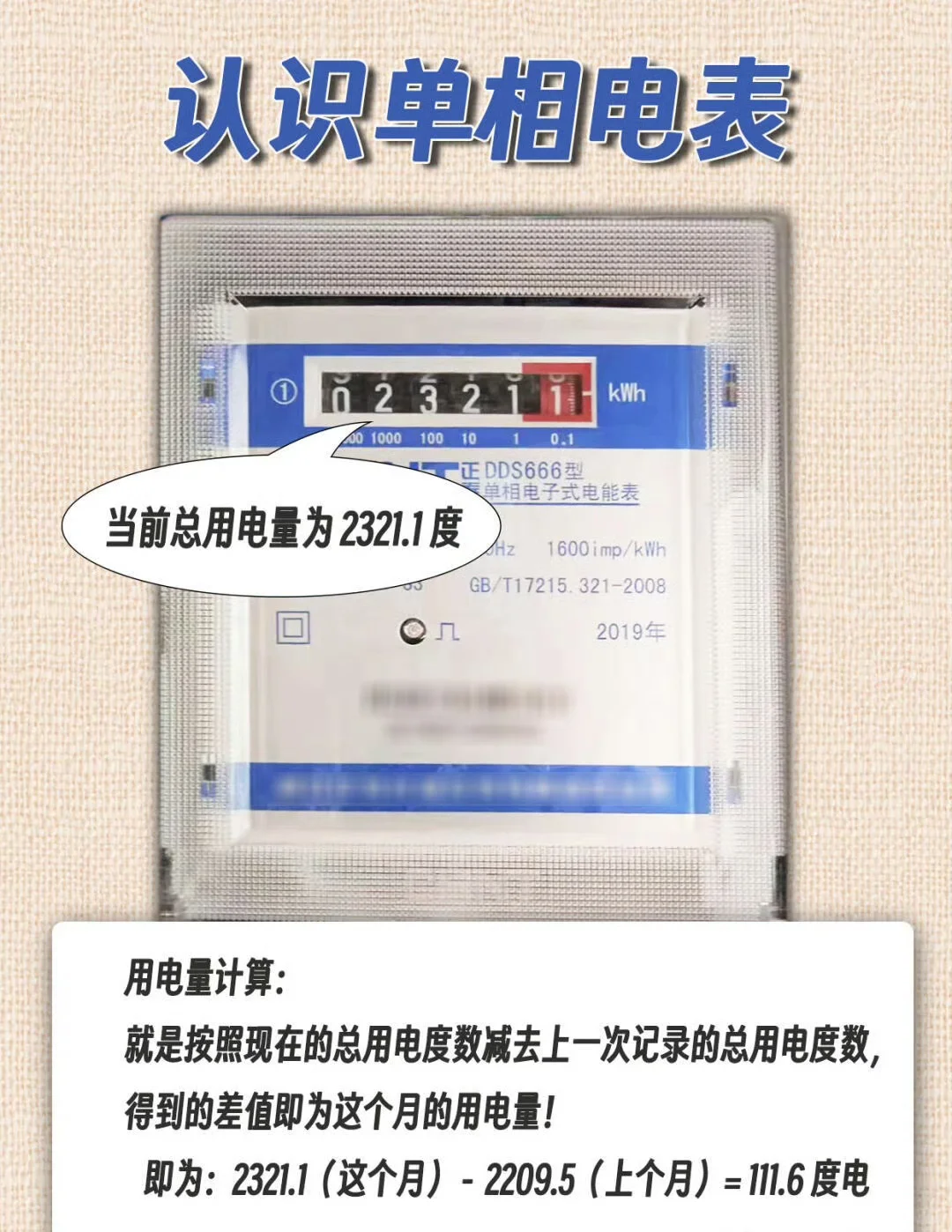 电表怎么看？教你如何查看用电情况