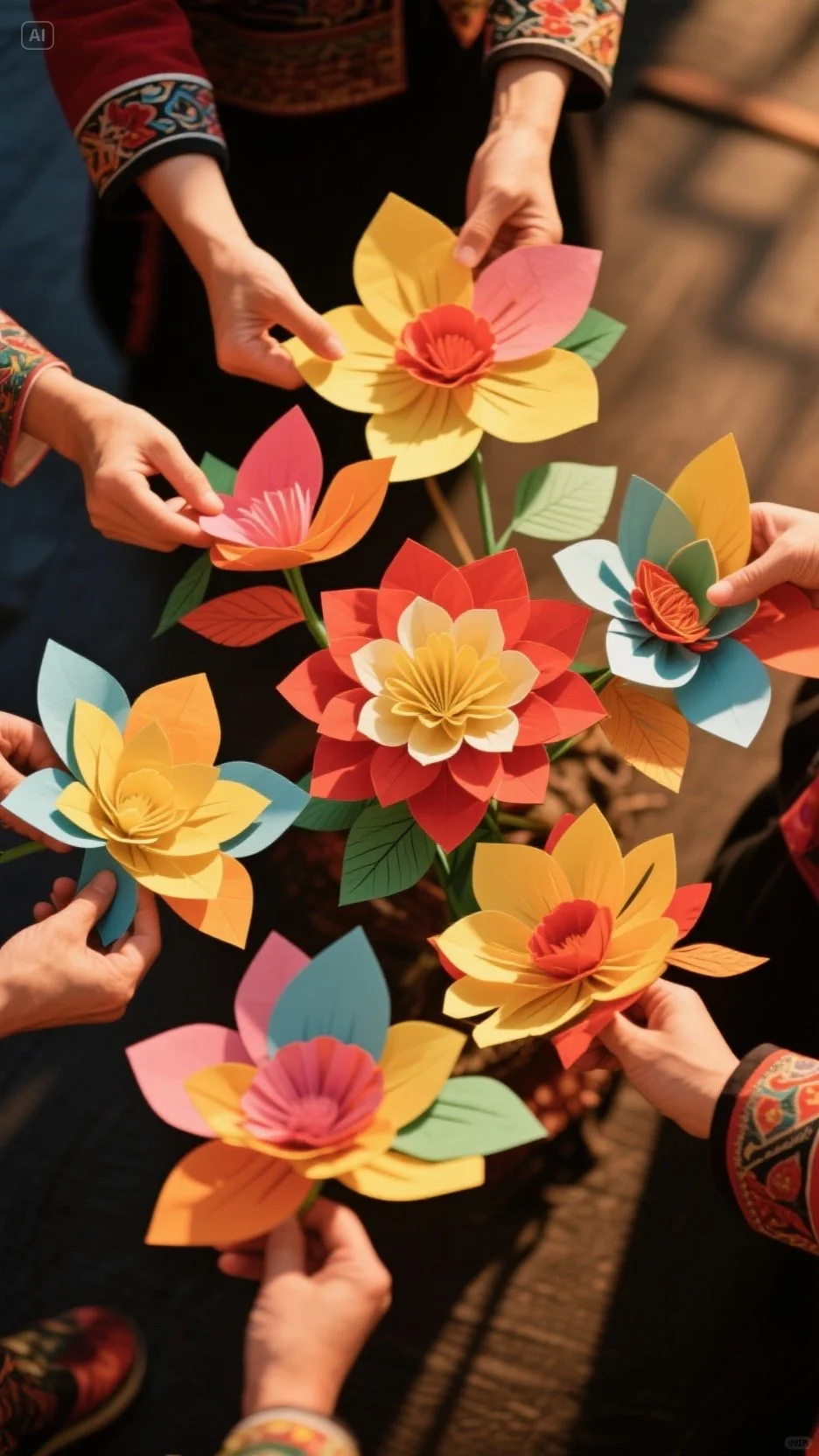 纸翻花非遗手作