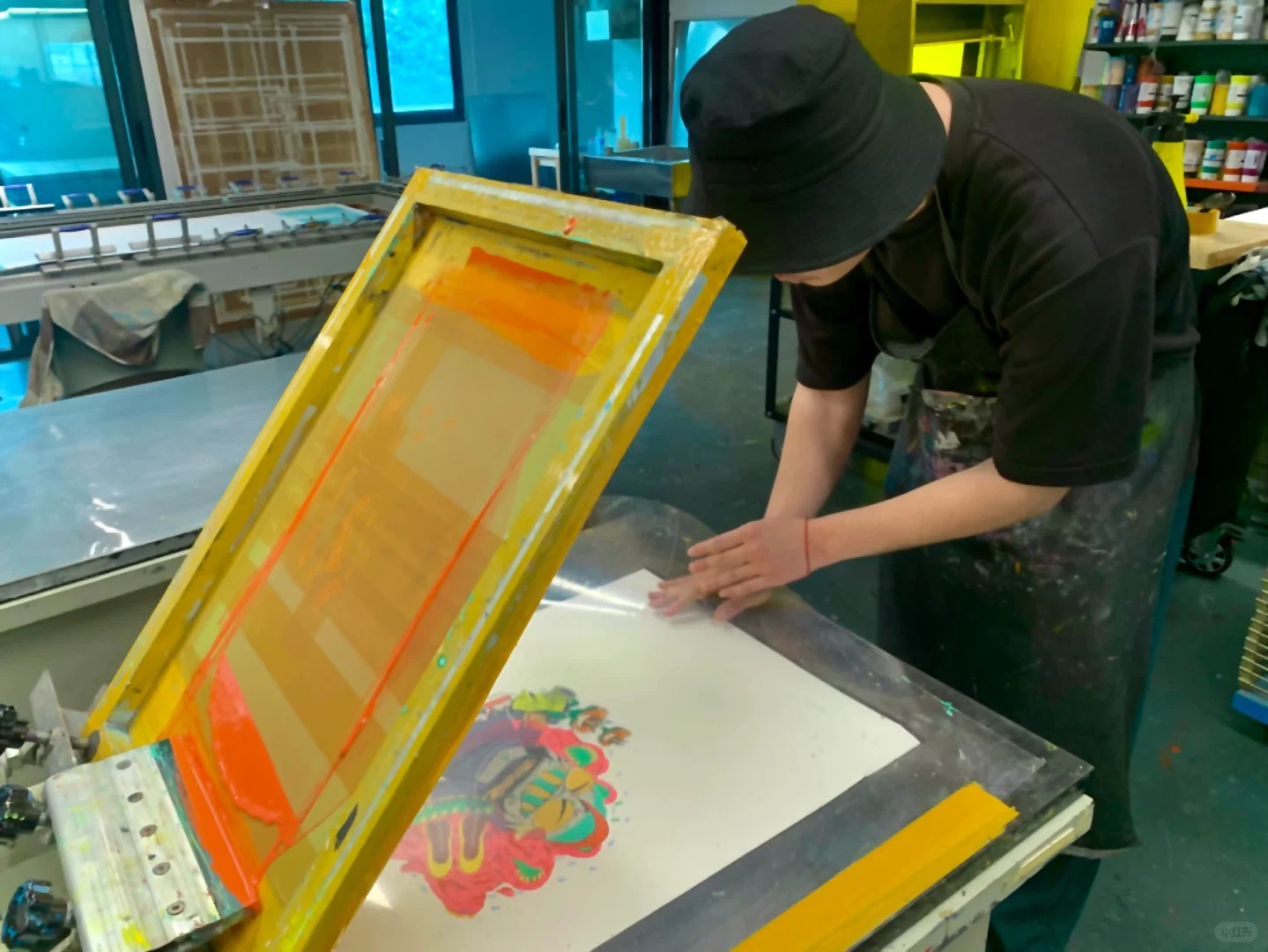 兴趣成长计划｜?版画基地丝网印刷学习?