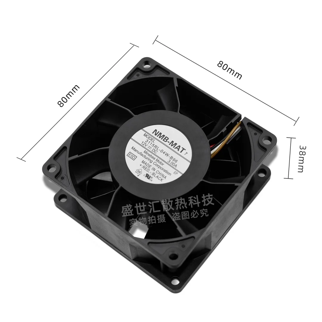 NMB暴力8038 12V 3A大风量8CM
