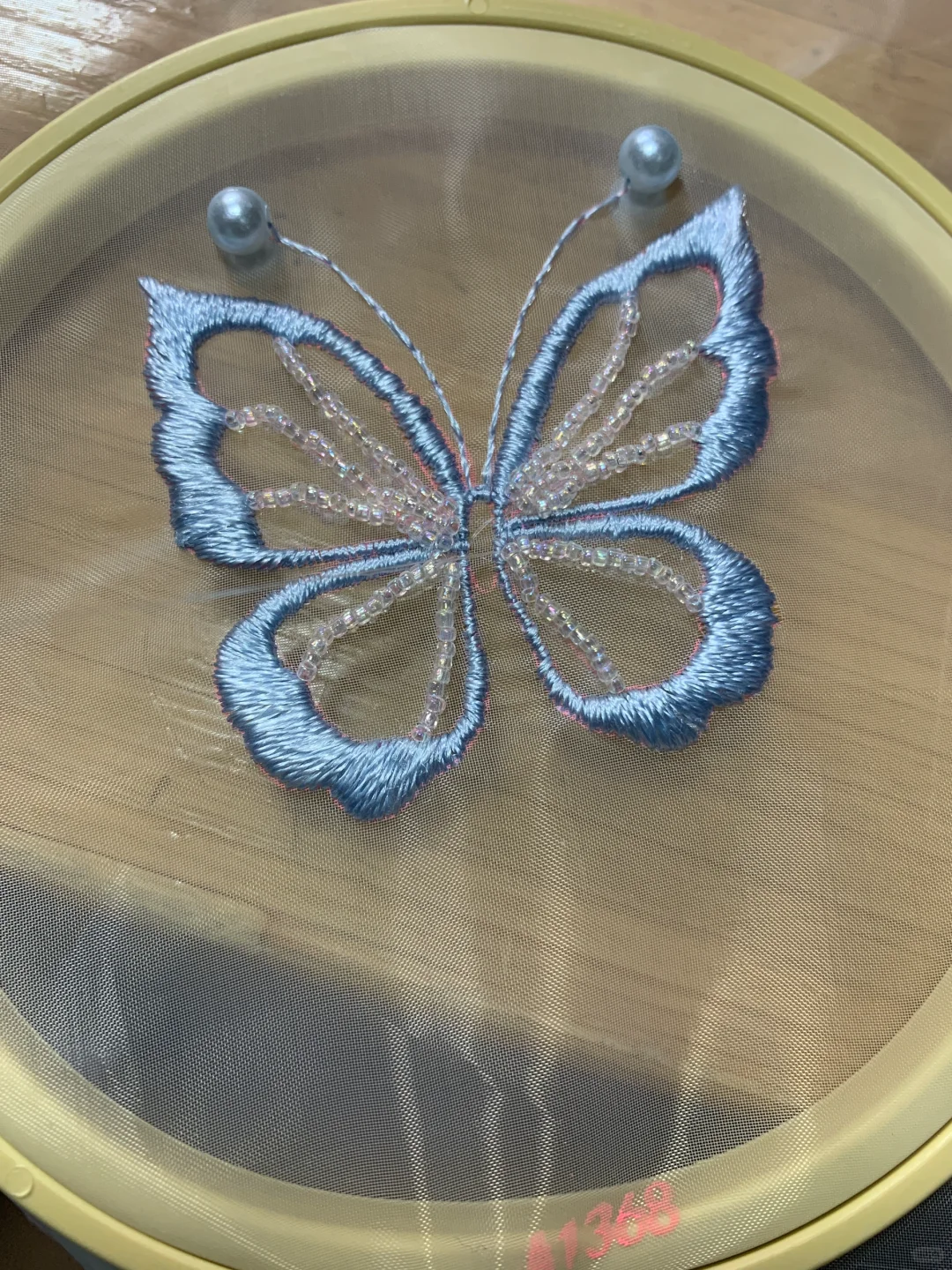 耶～第一次挑战成功双面绣