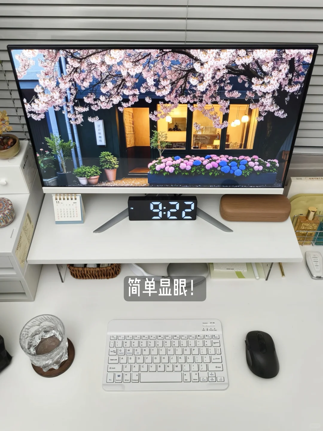 ins简约时钟小摆件！让工位更治愈~