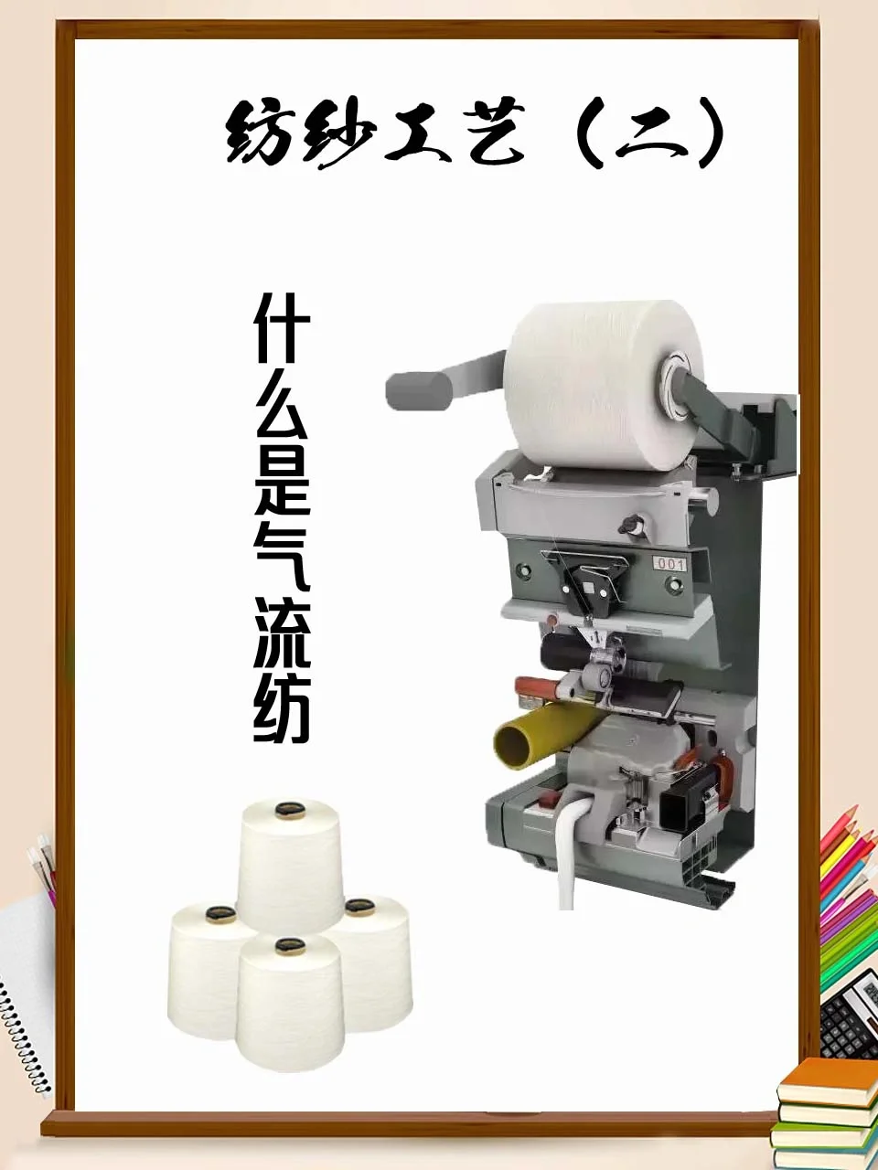 纺织知识:纺纱工艺（二)什么是气流纺纱