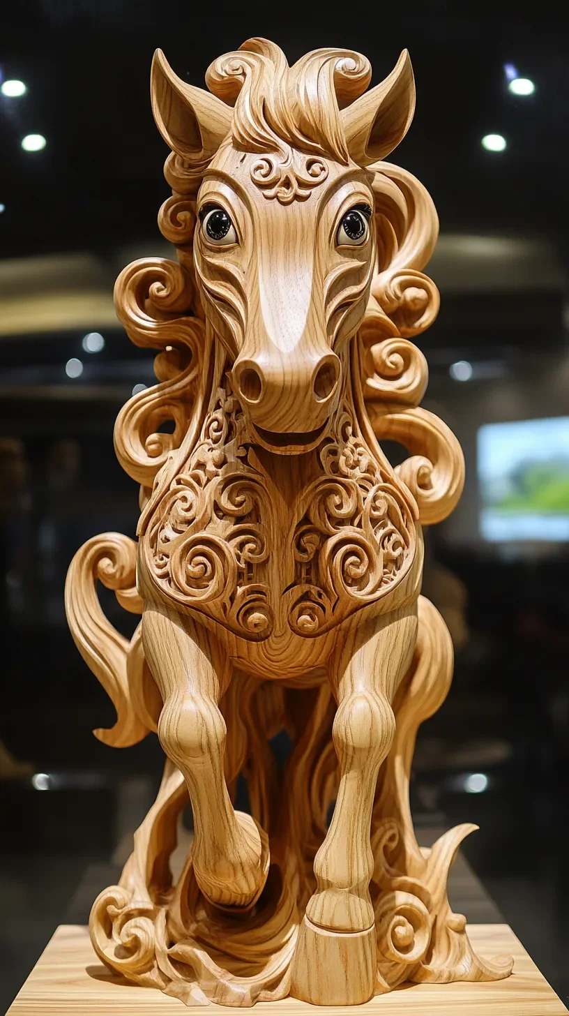 十二生肖木雕摆件