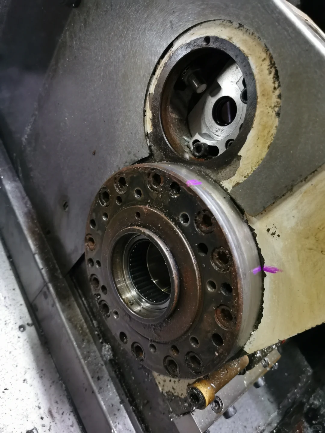 ??数车床液压刀塔漏油#工程师日常