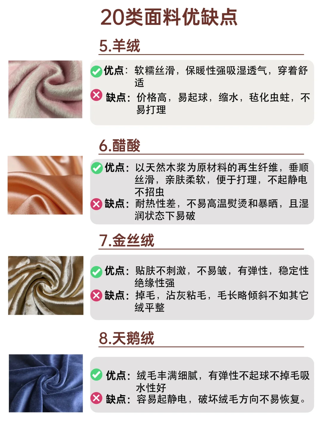 零基础学服装必看的面料知识