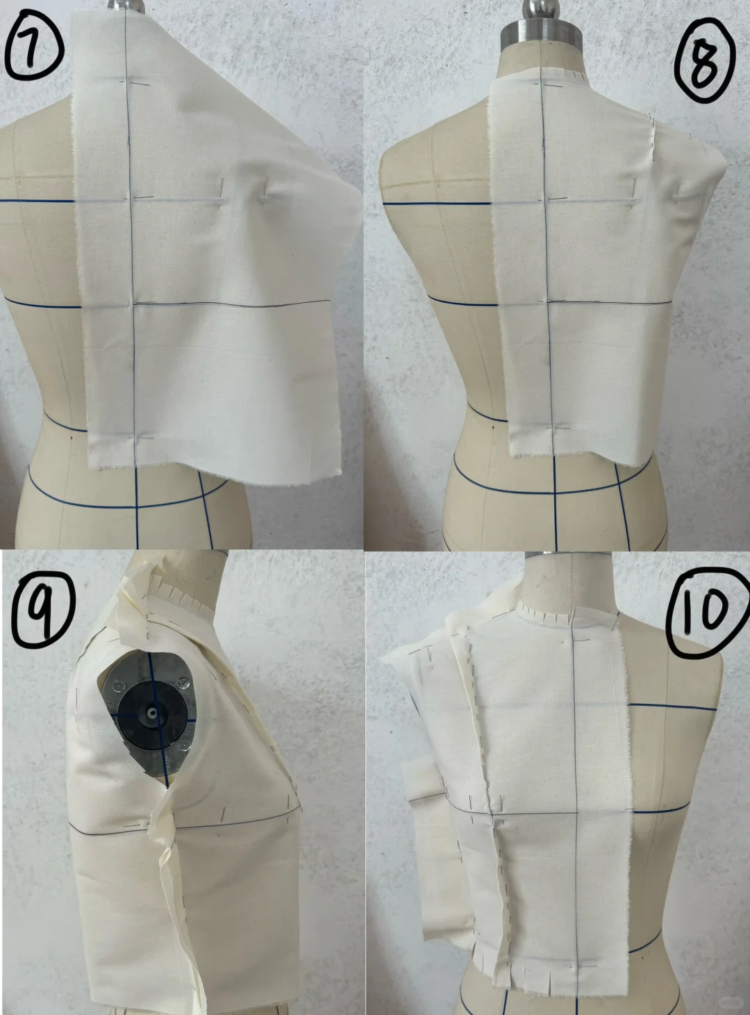 上衣原型立裁教程来啦!