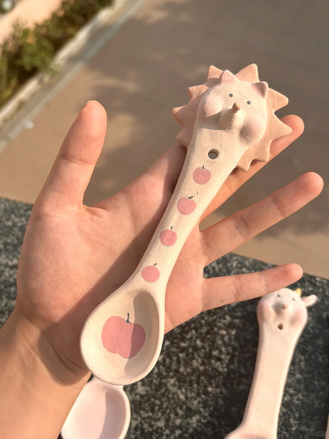 做陶艺以来的第一批勺（未烧）