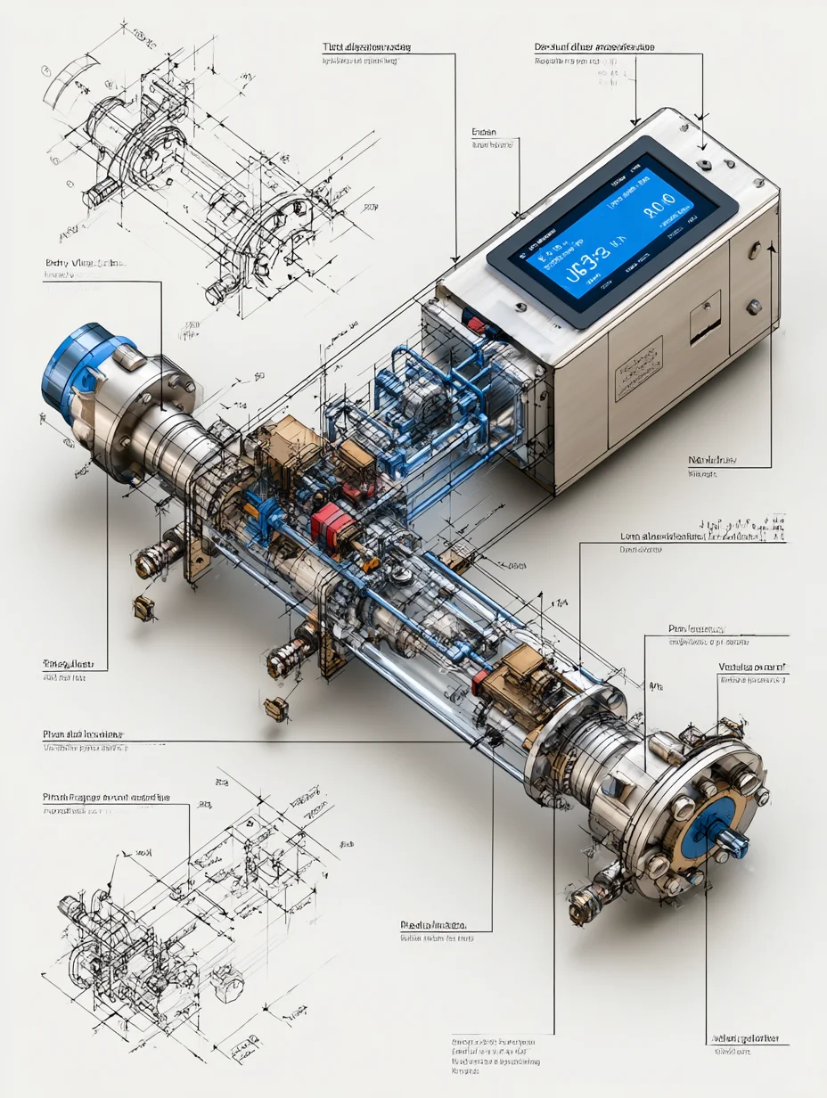 流量计设计草图｜提示词