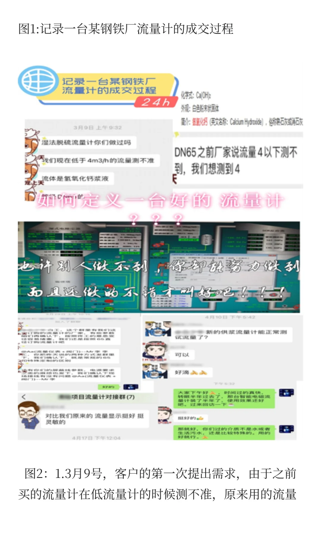 记录一台某钢铁厂流量计的成交全过程！