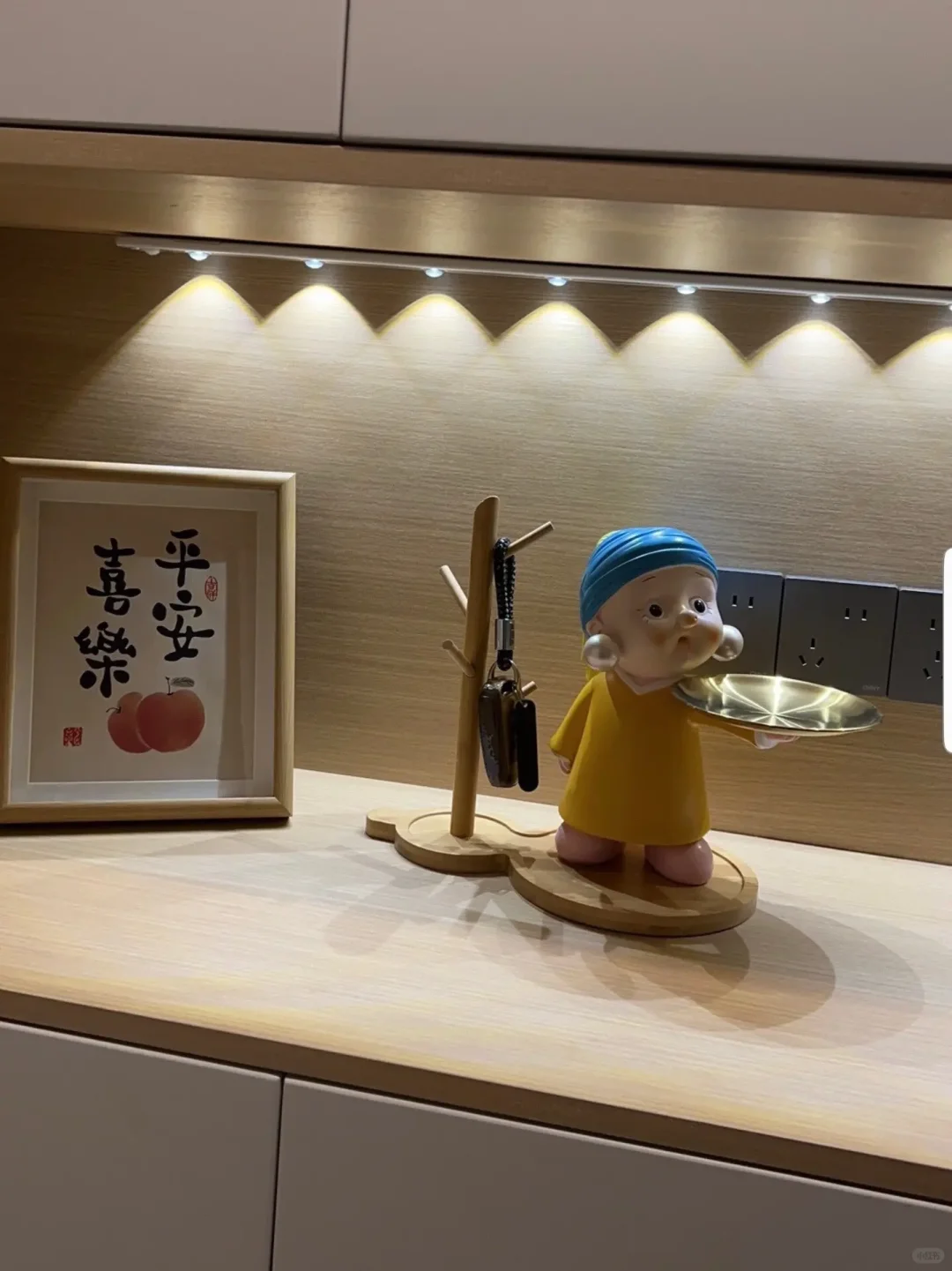 玄关开放格摆件