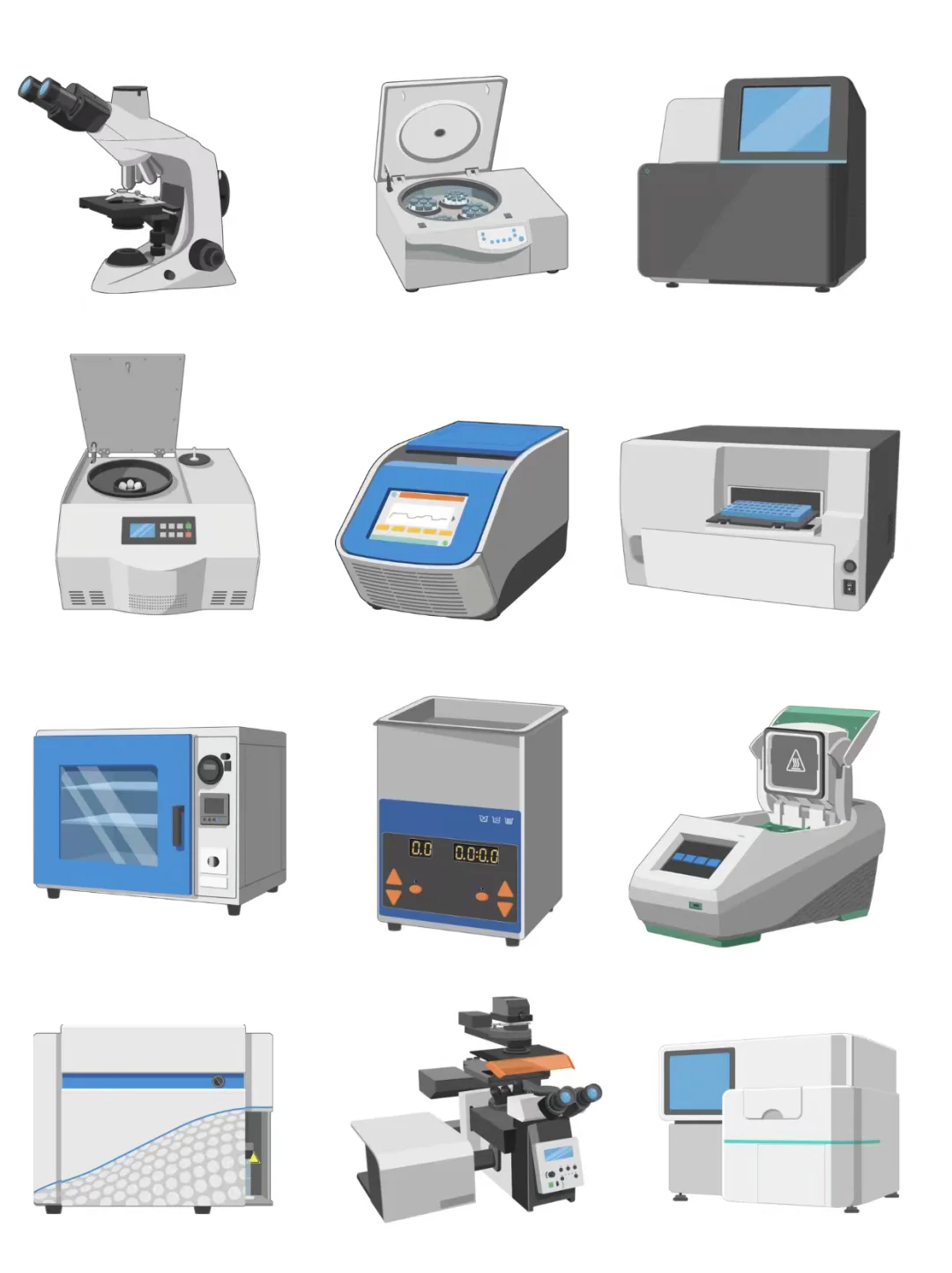 免费高清实验室仪器科研绘图素材分享