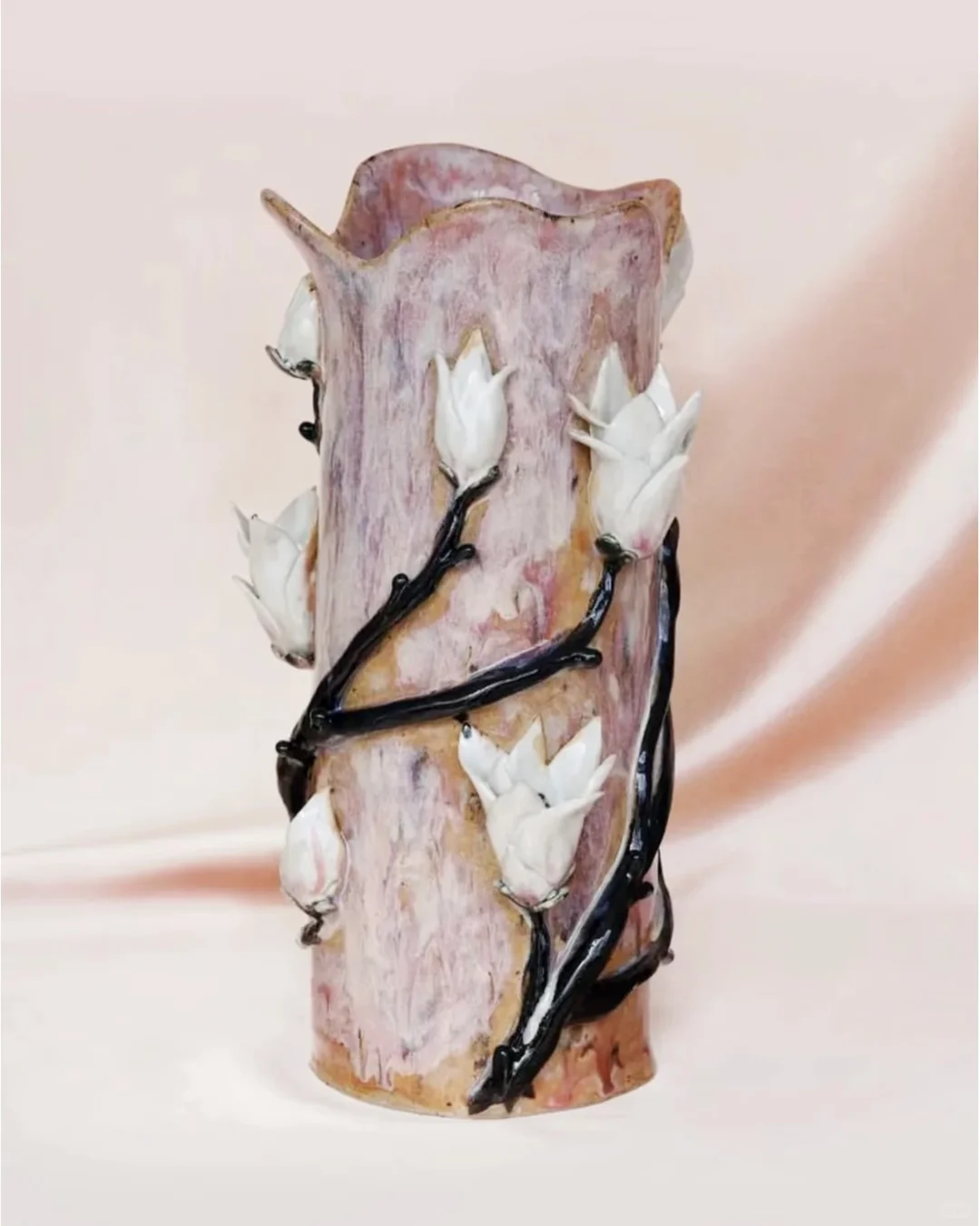 ⚪️陶艺分享｜花花的花瓶