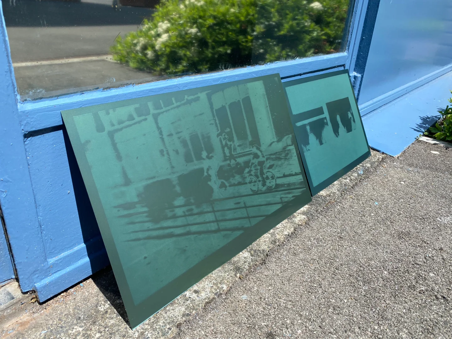 我和版子一起晒太阳 ｜照相凹版印刷