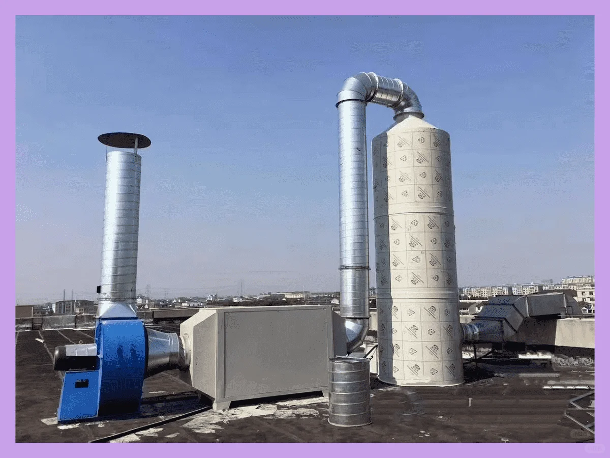 安装环保设备，处理废气装置
