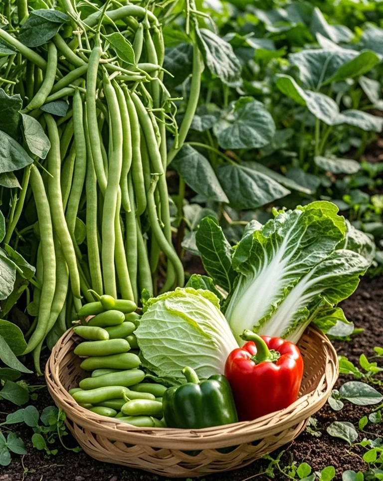 收获的季节，田园农家小院