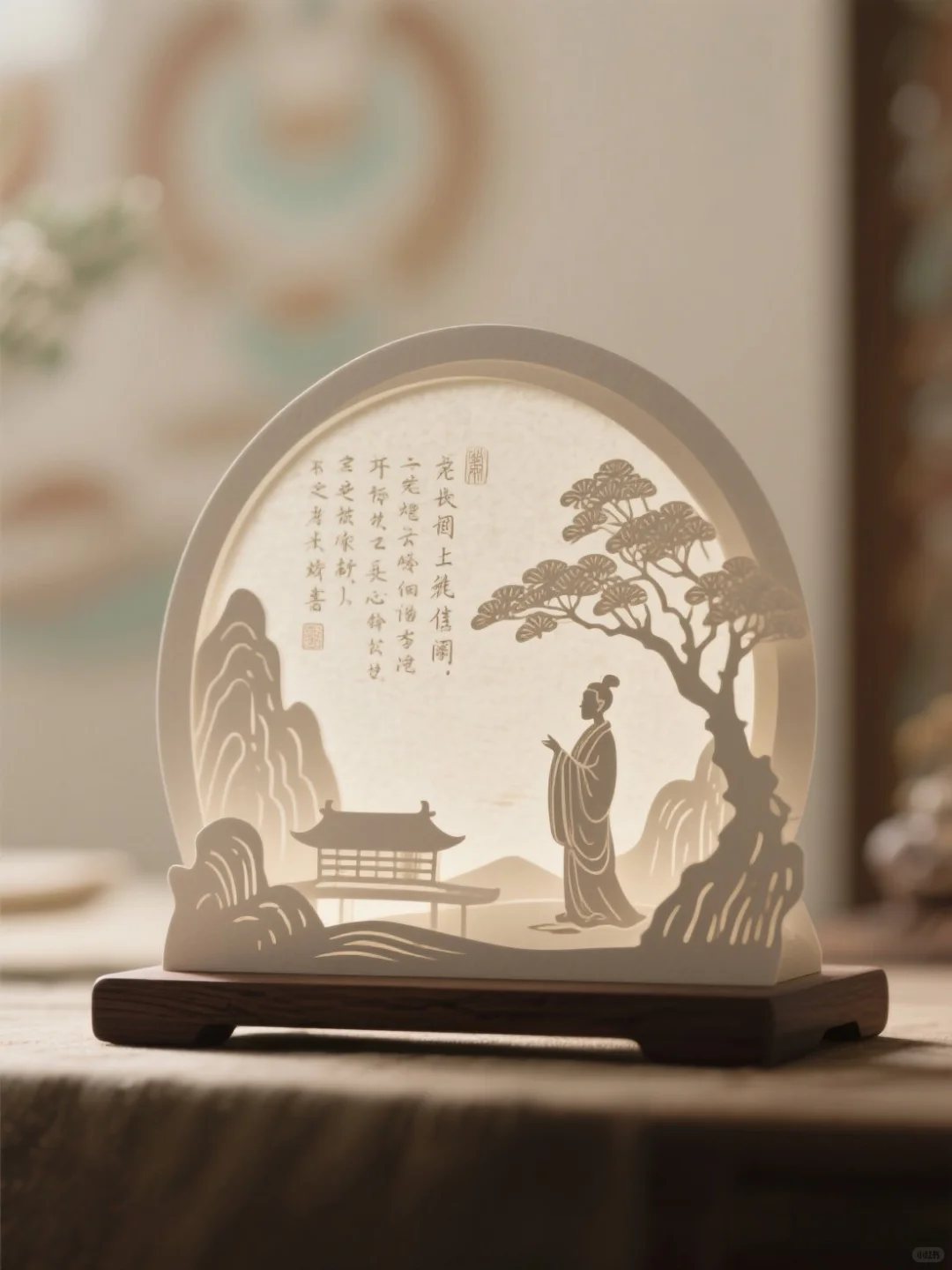 AI文创101 ?｜纸雕摆件