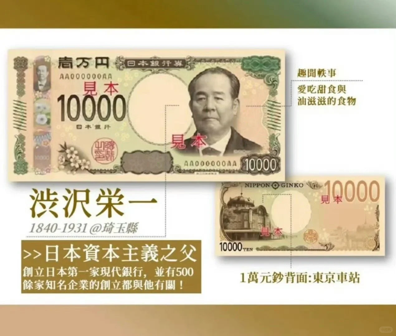 3D 全息防伪技术新款日币,看久了似乎也还行