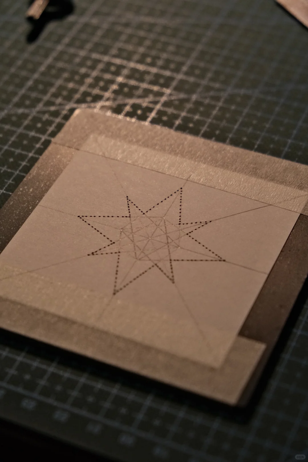 记录全息划痕的制作过程