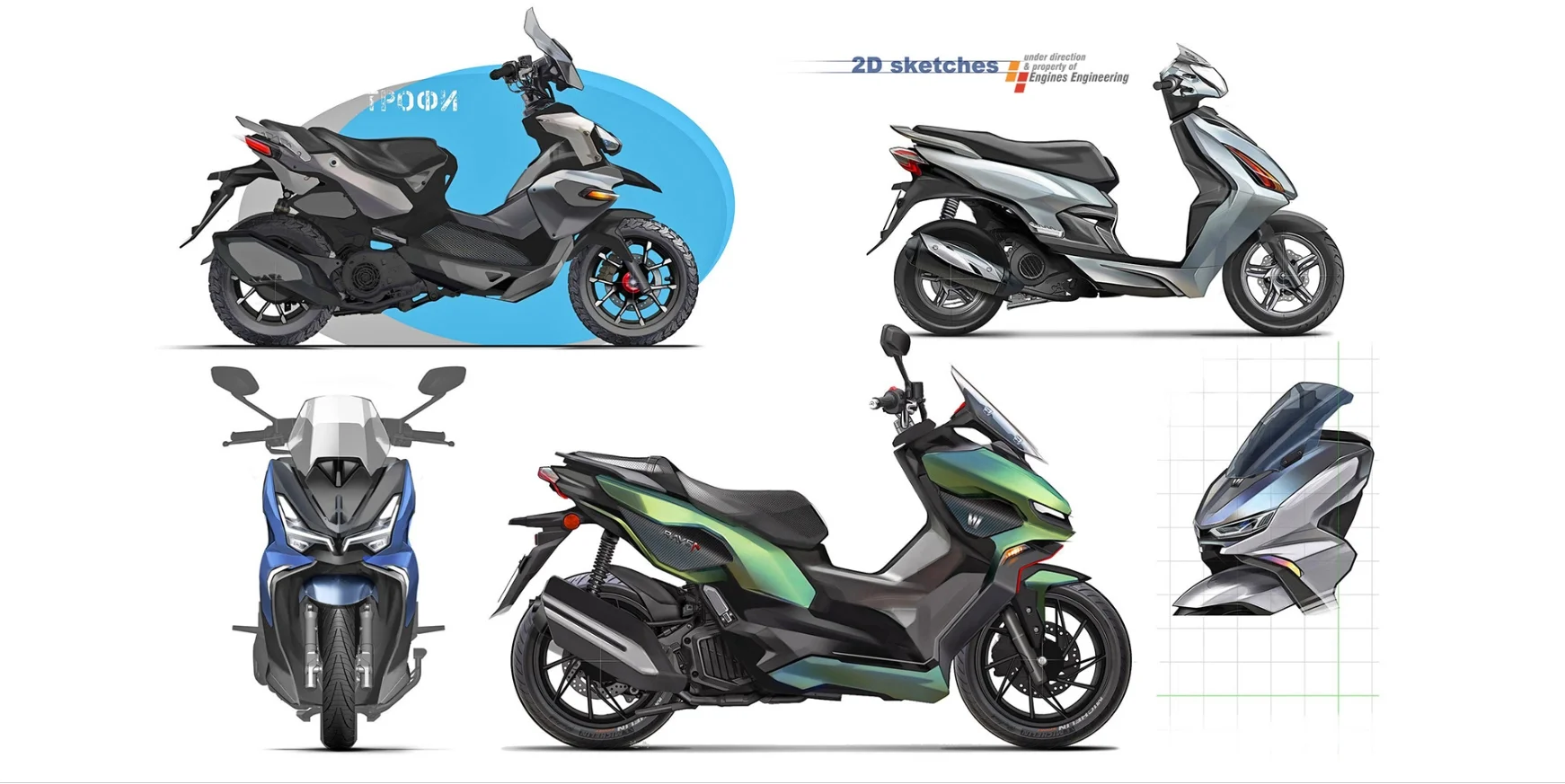 自学摩托车设计的第一天